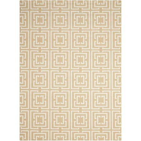 5' x 7' Tan Rectangle Rug